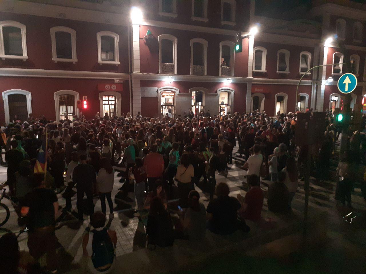 Protesta N-II a Mataró. Foto: CDR Mataró