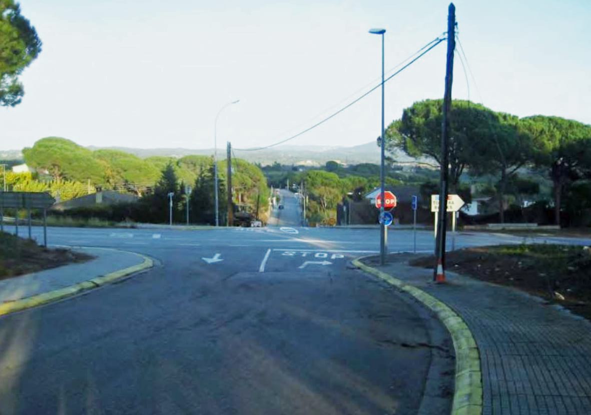 Projecte de construcció d’una rotonda a la BV-5122 d'accés a la urbanització Niàgara Parc de Tordera. Foto: Diputació de Barcelona
